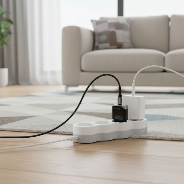 FORCELL F-ENERGY GaN III B130101-E Ultra Slim travel charger 1 x Type C + USB A PD QC4.0 3A 30W black