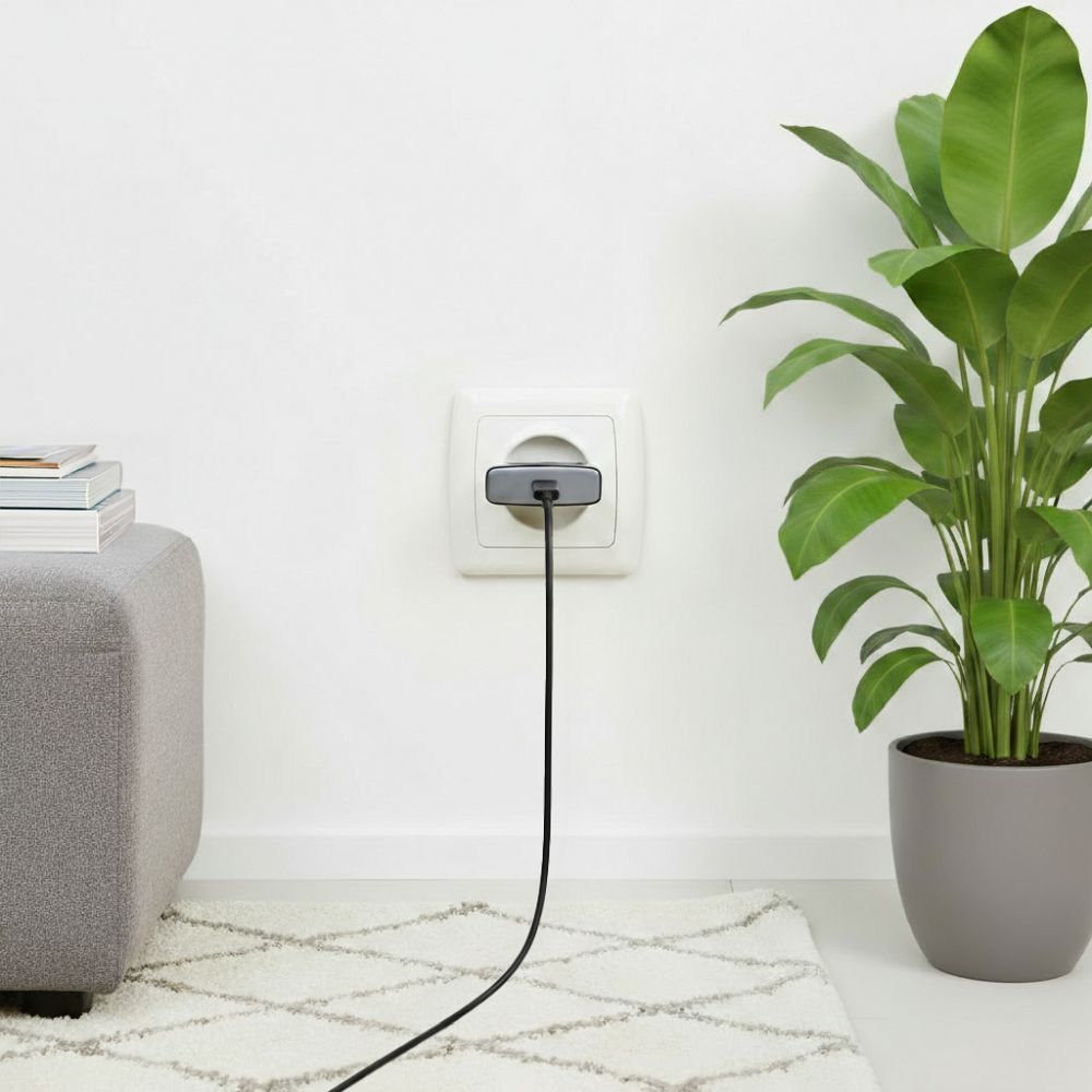 FORCELL F-ENERGY GaN III B130101-E Ultra Slim travel charger 1 x Type C + USB A PD QC4.0 3A 30W black