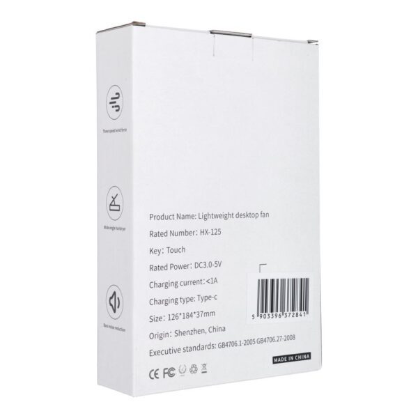 Desk fan HX-125 white