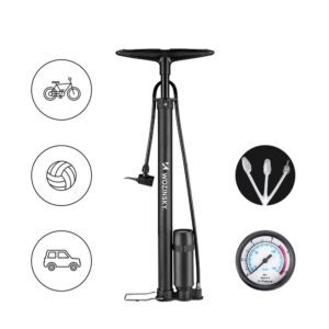 Wozinsky hand pump car bicycle black (WUP-01)eng