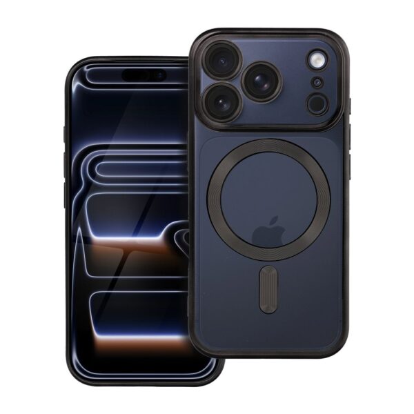 6d1ebd5462a48b4766ecb67306899821 ELECTRO MAG COVER case compatible with MagSafe for IPHONE 17 Pro (full ring) black