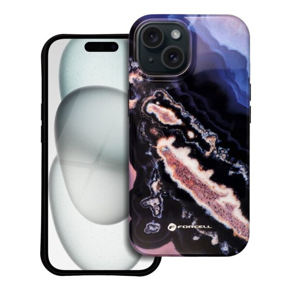 6df90f41f69cae5e2a579821e3cf0b3c FORCELL F-PROTECT Mirage, Military Drop-Tested case compatible with MagSafe for IPHONE 15 gold island