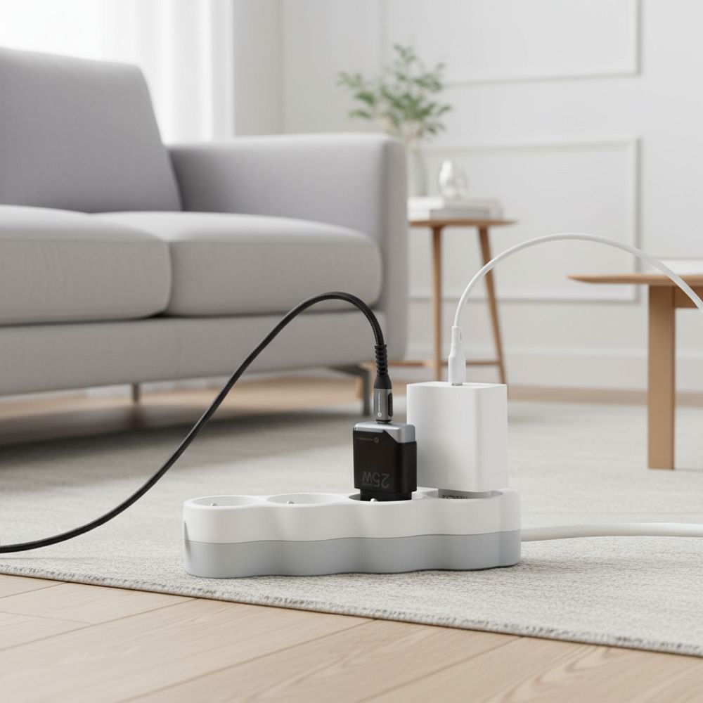 FORCELL F-ENERGY GaN III B125101-E Ultra Slim travel charger 1 x Type C + USB A PD QC4.0 3A 25W black