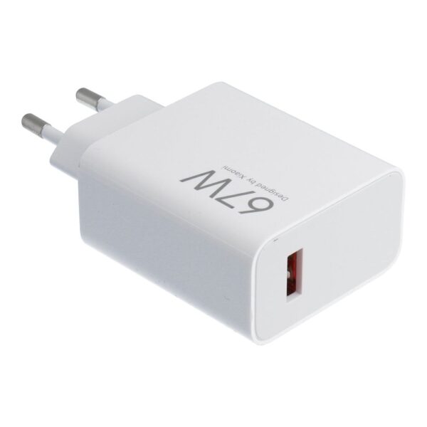 XIAOMI original charger USB A QC3.0 3A 67W MDY-15-ET white bulk