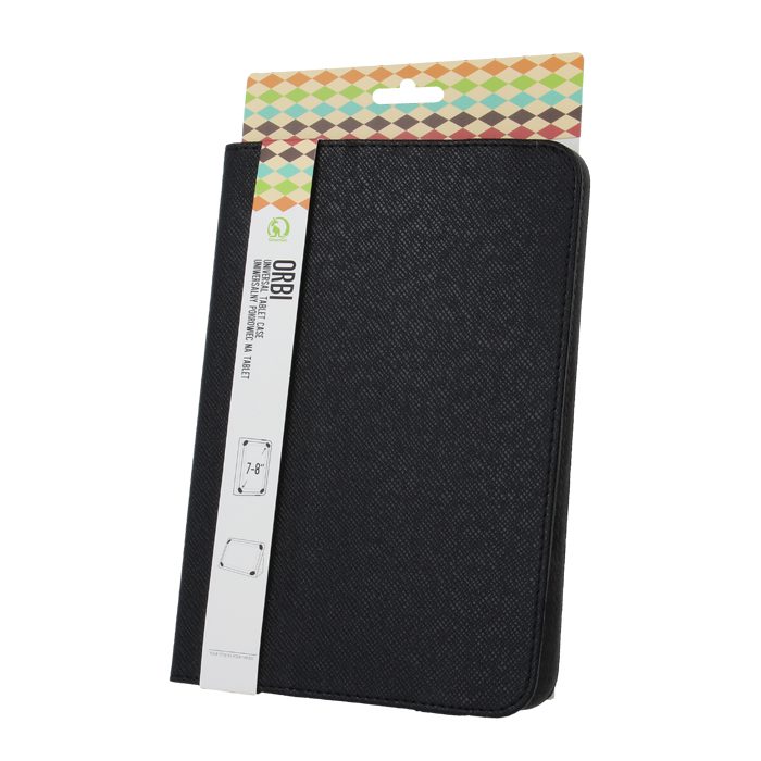 70127_oryg Universal case Orbi for tablets 7-8''(L21,5 x W15 cm) black wrapper