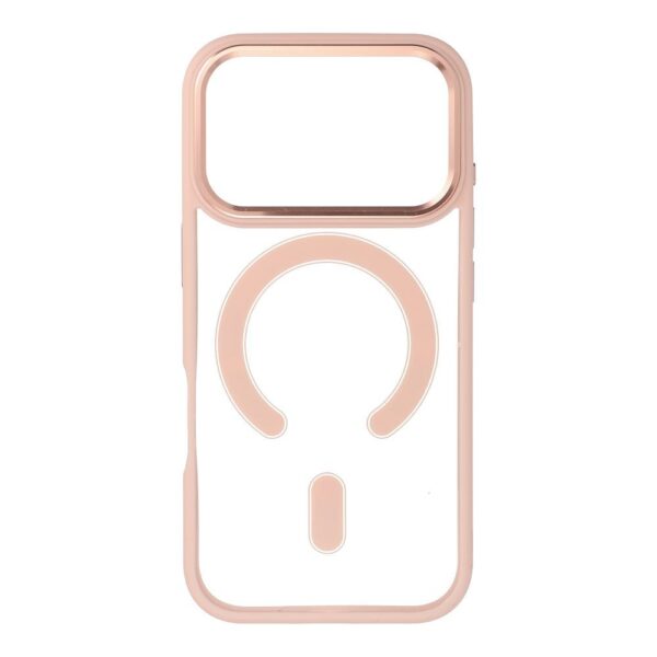 COLOR EDGE MAG COVER case compatible with MagSafe for IPHONE 17 Pro pink