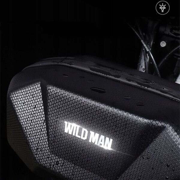 7172744f34f852efcbeb71d330d4231d WILDMAN traveling bag for bike handlebars with zipper 3,5L X9 black