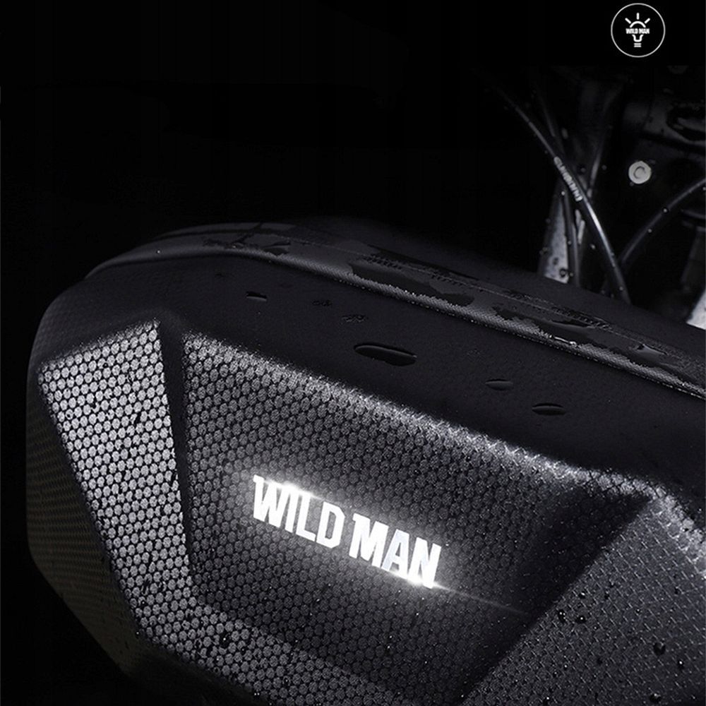 7172744f34f852efcbeb71d330d4231d WILDMAN traveling bag for bike handlebars with zipper 3,5L X9 black