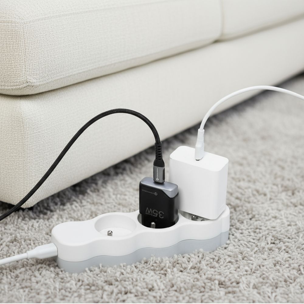 FORCELL F-ENERGY GaN III B135101-E Ultra Slim travel charger 1 x Type C + USB A PD QC4.0 3A 35W black