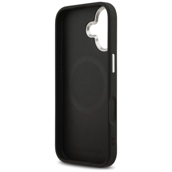 KARL LAGERFELD case for IPHONE 17 compatible with MagSafe KLHMP17SPSMLRKLK (PU Karl Pin) black