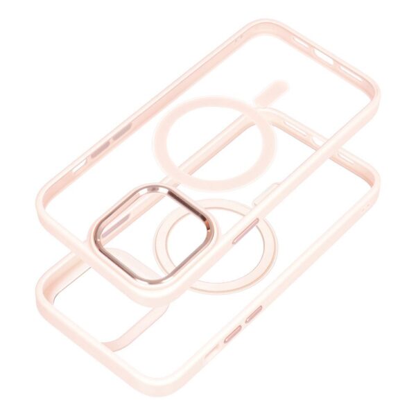 COLOR EDGE MAG COVER case compatible with MagSafe for IPHONE 17 Pro pink