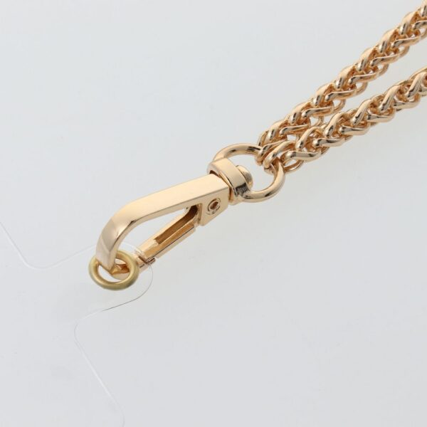 CHAIN #83 Phone lanyard, Phone pendant / cord length 80cm (40cm in the loop) / on neck - gold