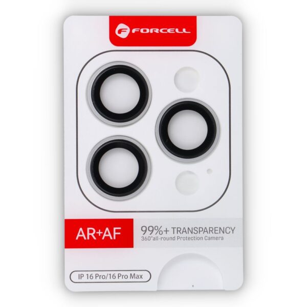74df75a71ab73c287c5b058da466b490 Forcell Premium Camera Lens Tempered Glass - for iPhone 16 Pro / 16 Pro Max White Titanium