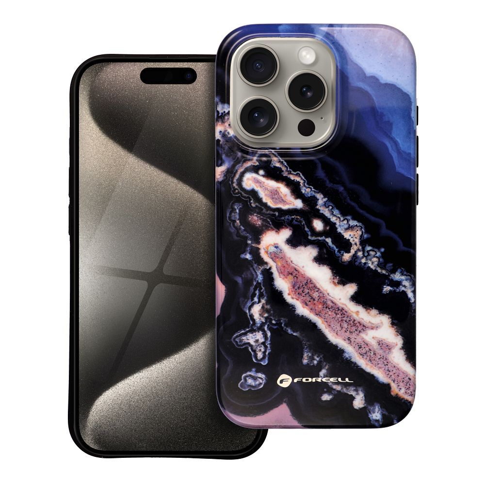 FORCELL F-PROTECT Mirage, Military Drop-Tested case compatible with MagSafe for IPHONE 15 PRO gold island