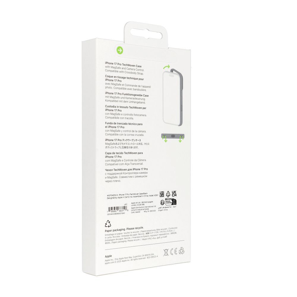 iPhone 17 Pro TechWoven Case with MagSafe - Black