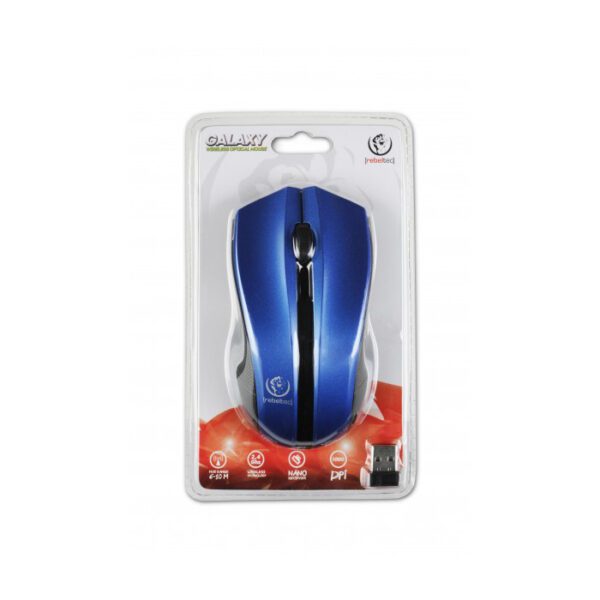 Rebeltec wireless mouse Galaxy blue/black
