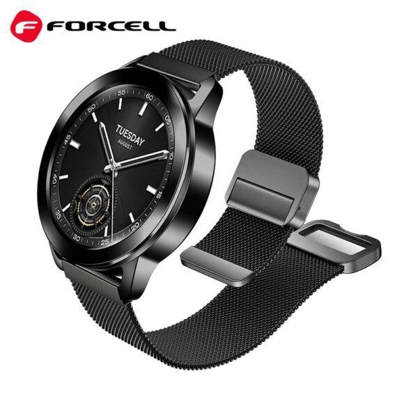 77e807de36c4660421984f4282ea66fd FORCELL F-DESIGN FS11 magnetic stailess steel strap for SAMSUNG Watch 20 mm black