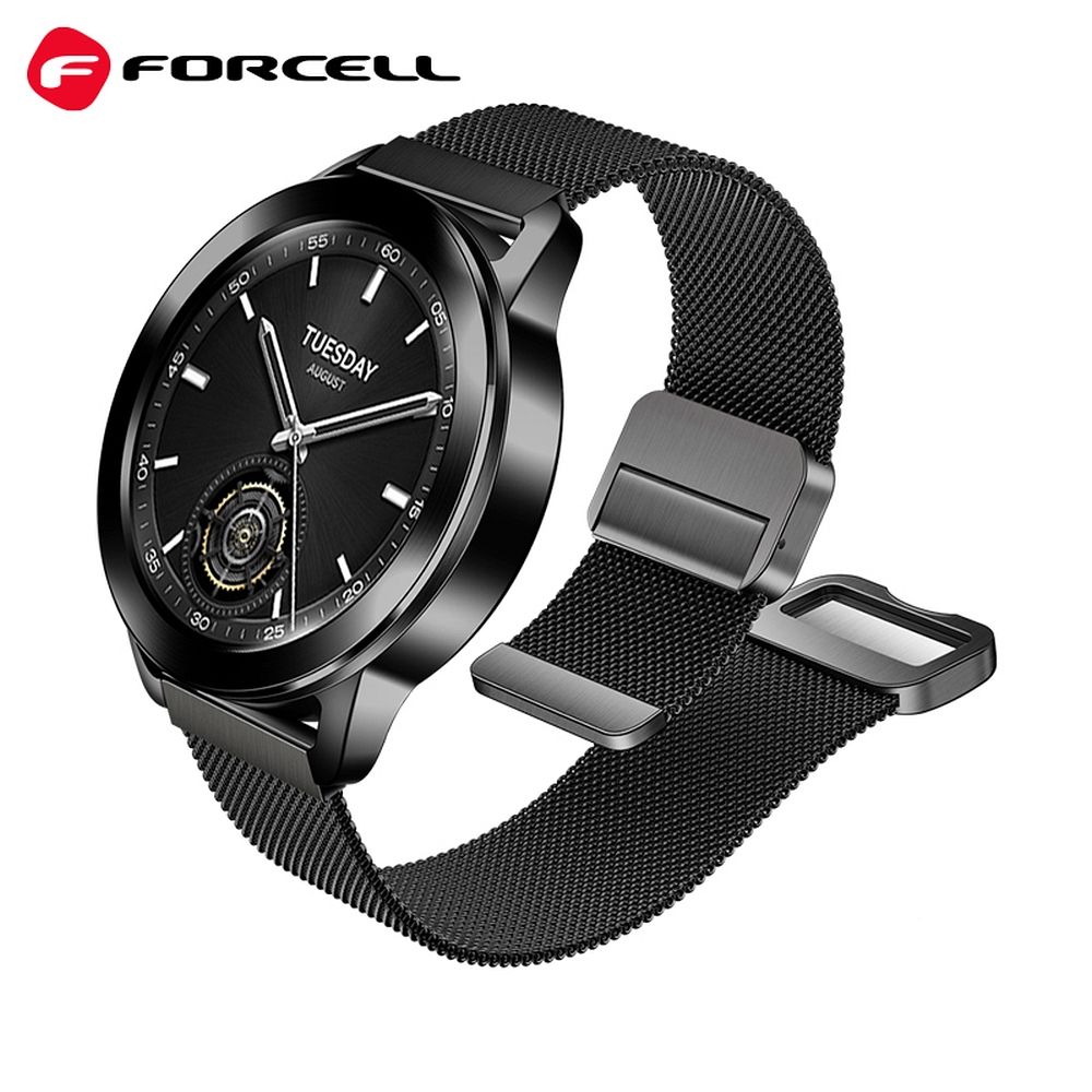 77e807de36c4660421984f4282ea66fd FORCELL F-DESIGN FS11 magnetic stailess steel strap for SAMSUNG Watch 20 mm black