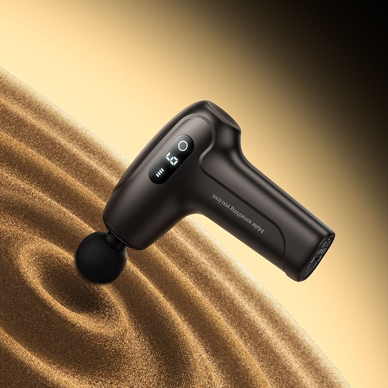 78b0d75fc126893cc5458a75727118cf Electric mini silent massager GUN Hoco HP51 metal gray