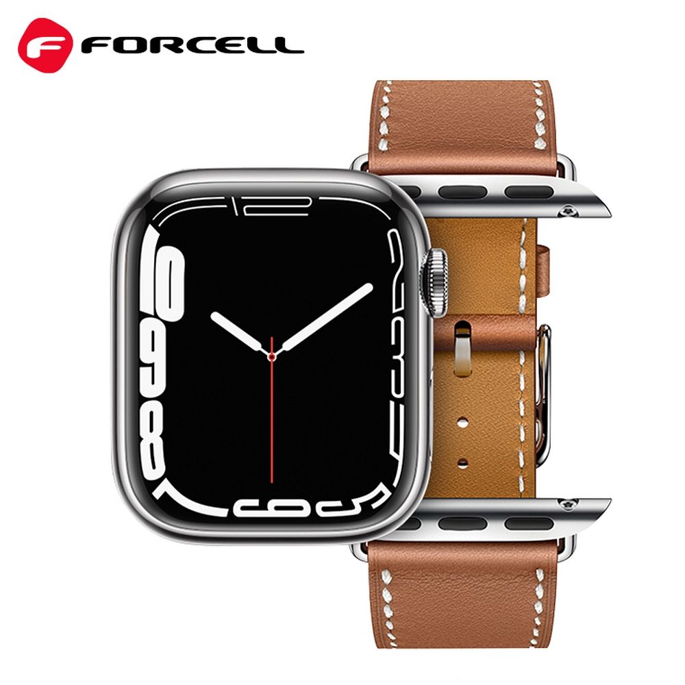 78fb05ca3935563d075b1e538ce77597 FORCELL F-DESIGN FA20 eco leather strap for APPLE Watch 38 / 40 / 41 mm black
