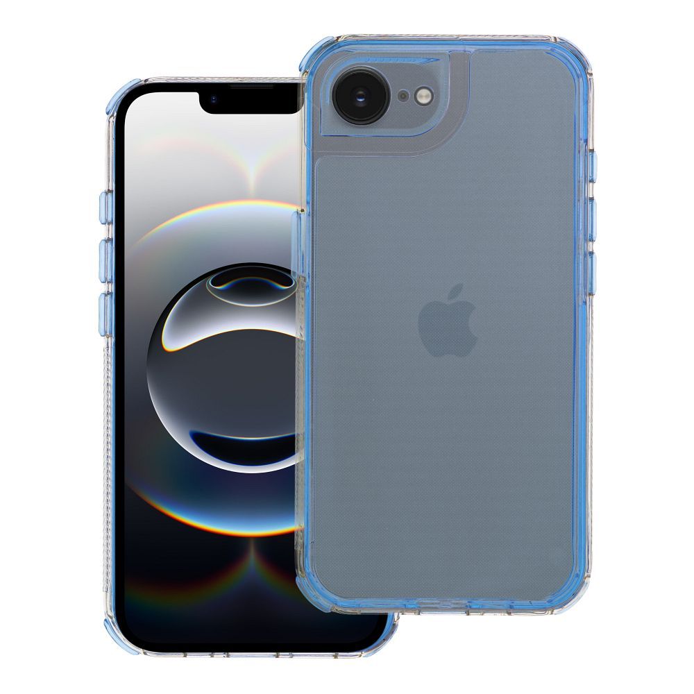 7b128c16a3b4b2324053988434fce7f1 MATRIX CLEAR Case for IPHONE 16e (SE 4 2025) blue