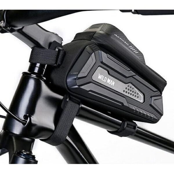 7be693883de1ec9c15baa34f72a79ba1 WILDMAN traveling bag for bike frame with zipper 2L (4 "- 7") M30 black