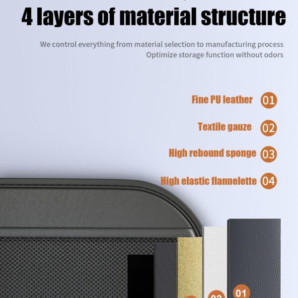 7c9b1396da7285ba956304f605c0456e Foldable Car organizer for front seats with compartments D03-B black