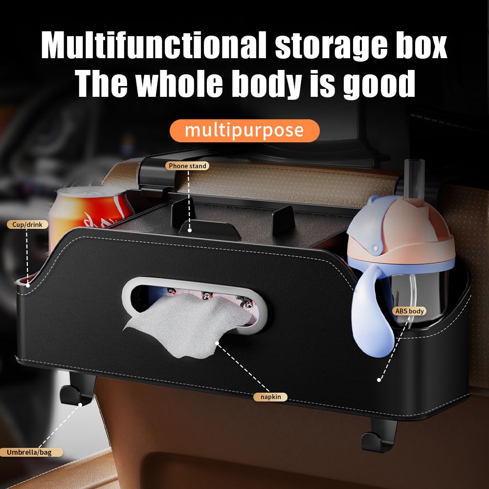 7ecf6b0666deb85126a32eb67a269564 Car organizer for front seats with compartments SN-517 black