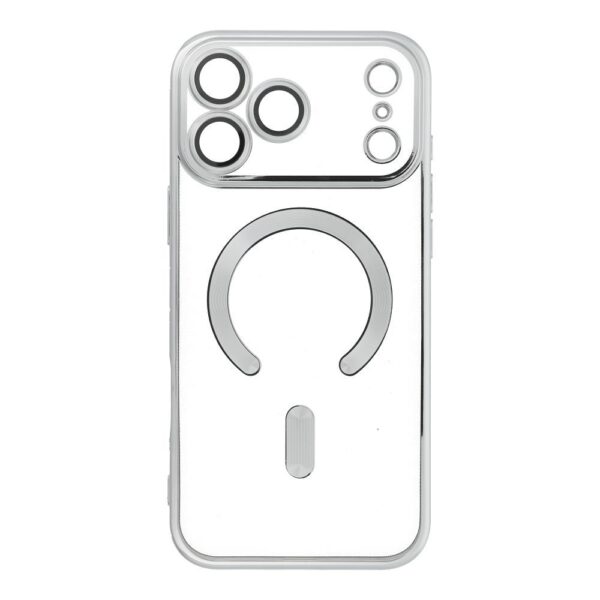 7f64892c42039c7c08b972cf329c11d5 ELECTRO MAG COVER case compatible with MagSafe for IPHONE 17 Pro Max silver