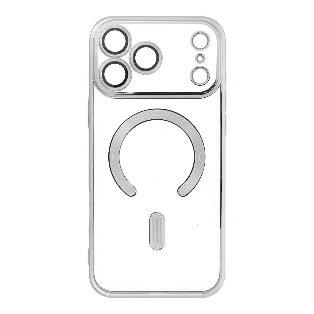 7f64892c42039c7c08b972cf329c11d5 ELECTRO MAG COVER case compatible with MagSafe for IPHONE 17 Pro Max silver