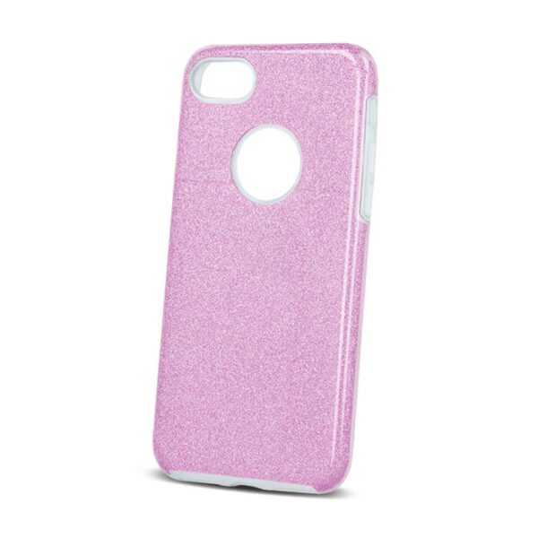 Glitter 3in1 case for iPhone 7 / 8 / SE 2020 / SE 2022 pink