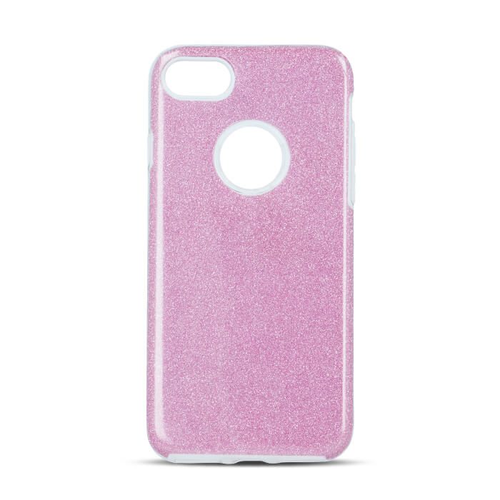 81073_oryg Glitter 3in1 case for iPhone 7 / 8 / SE 2020 / SE 2022 pink
