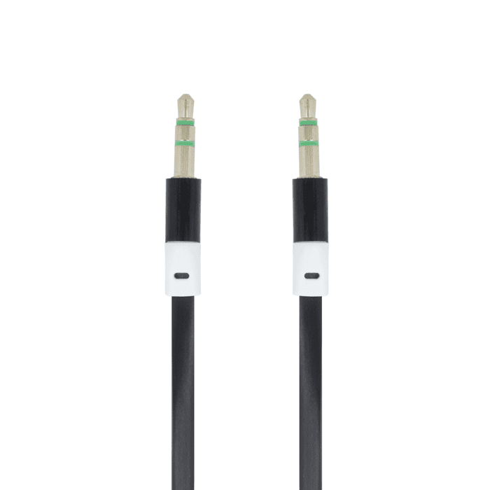 Forever audio cable jack 3,5mm - jack 3,5mm 1,0 m black