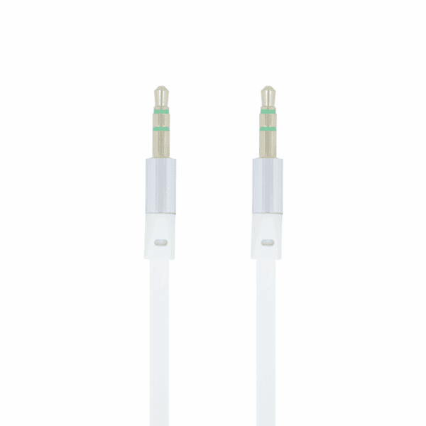 Forever audio cable jack 3,5mm - jack 3,5mm 1,0 m white