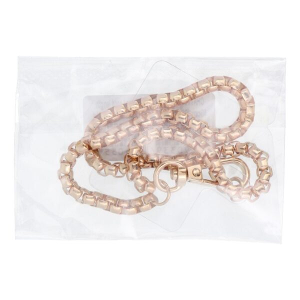 CHAIN #42 Phone lanyard, Phone pendant / cord length 40cm (20cm in the loop) / on wrist - gold