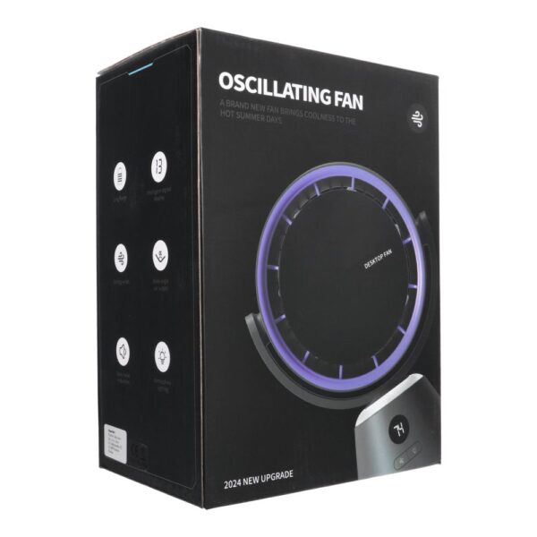 Desk fan HX-121B dark gray