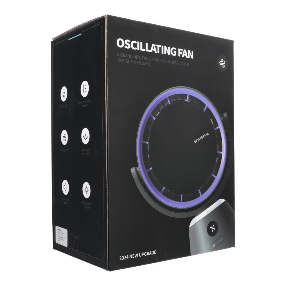 Desk fan HX-121B dark gray