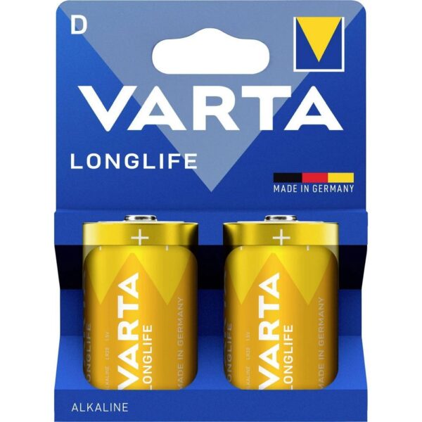83926275735d985c88bb82307874fa02 VARTA alkaline battery R20 (Type D) Longlife 2 pcs