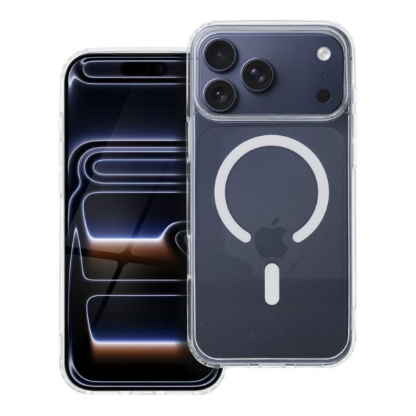 84439cfb6c80a951f9eb5dba3577c3d4 Drop Glue Colorful Ring Mag Cover compatible with MagSafe for IPHONE 17 Pro Max white