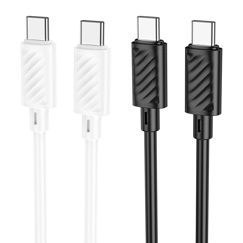 Cable USB C to USB C Hoco 3A 60W 2 m X88 black