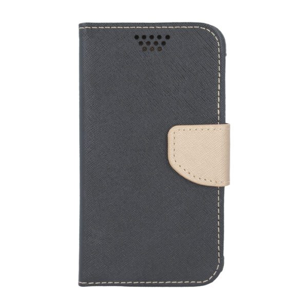 85331_oryg Smart Universal Fancy Silicon case 5,5" 87x159 black-gold