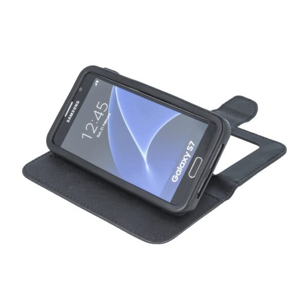 85332_oryg Smart Universal Fancy Silicon case 5,5" 87x159 black-gold