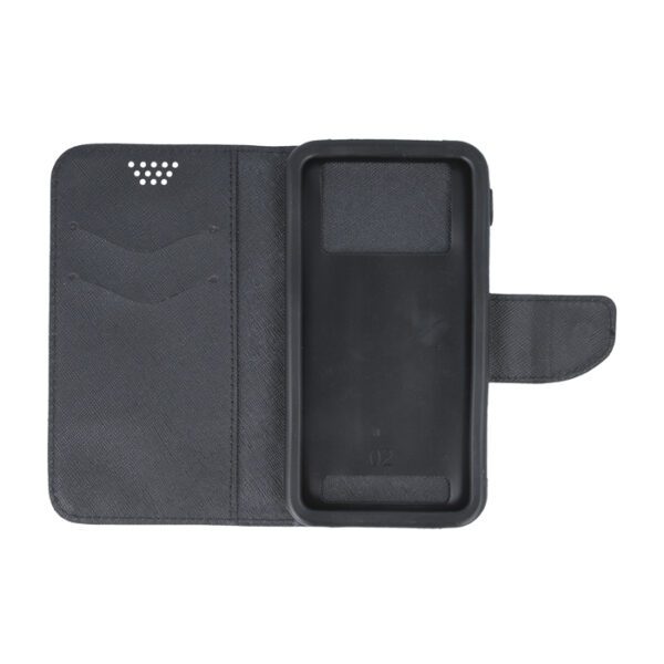 85333_oryg Smart Universal Fancy Silicon case 5,5" 87x159 black-gold