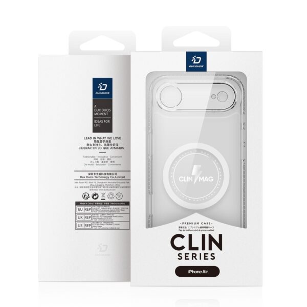 880591f7e2e9dedc3db5c02be1bfa44f DUX DUCIS case CLIN MAG compatible with MagSafe for IPHONE 17 AIR transparent