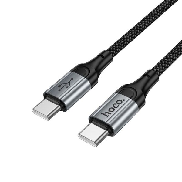 Cable USB C to C Hoco PD 60W 1,5 m X121 black