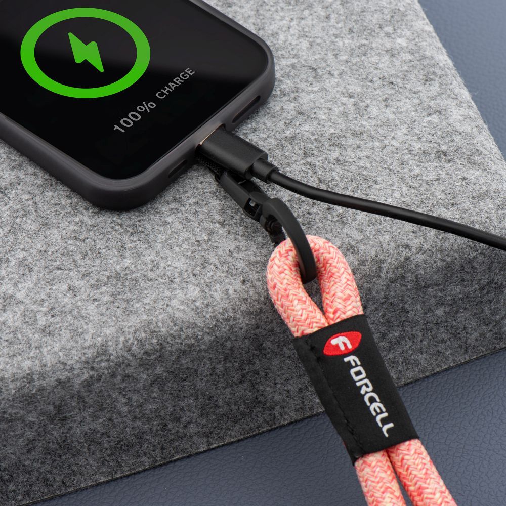 8d9c9f722d0973b6f699f03e9634f3a8 FORCELL F-DESIGN L8X36 wrist phone lanyard with adjustable length (max 18cm in the loop) pink white