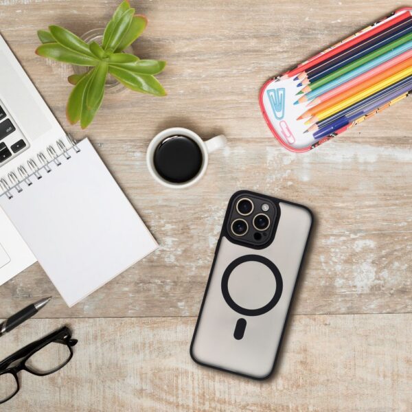 VARIETE MAG COVER Case compatible with MagSafe for SAMSUNG S25 black