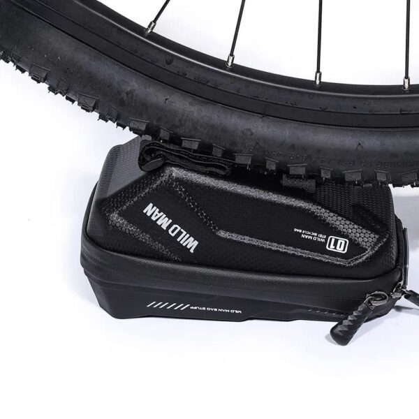 8f85a18d1f7b10d685e9ff76c7604233 WILDMAN traveling bag for bike handlebars with zipper 1L (4 "- 7") XT1 black