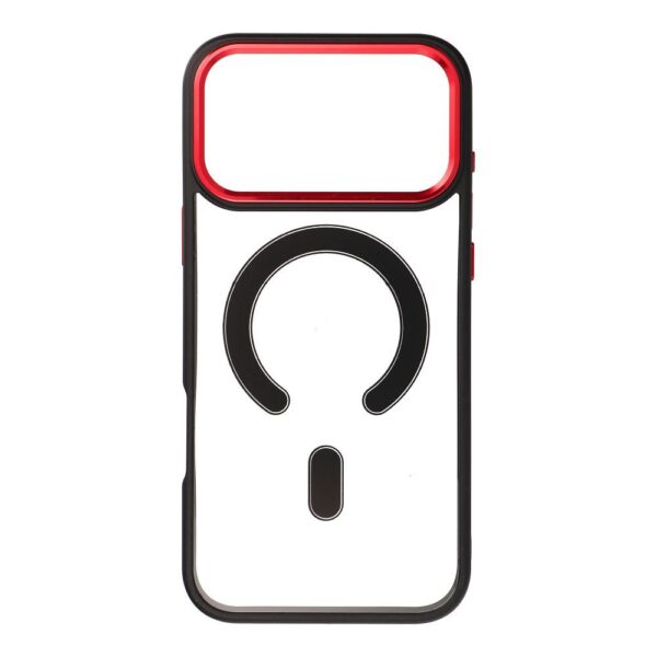 908b88408d0bab5d8c7f48e9b4c72dfb COLOR EDGE MAG COVER case compatible with MagSafe for IPHONE 17 Pro Max black red