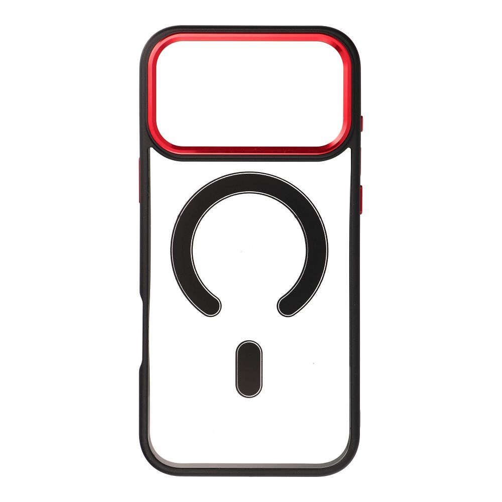 908b88408d0bab5d8c7f48e9b4c72dfb COLOR EDGE MAG COVER case compatible with MagSafe for IPHONE 17 Pro Max black red